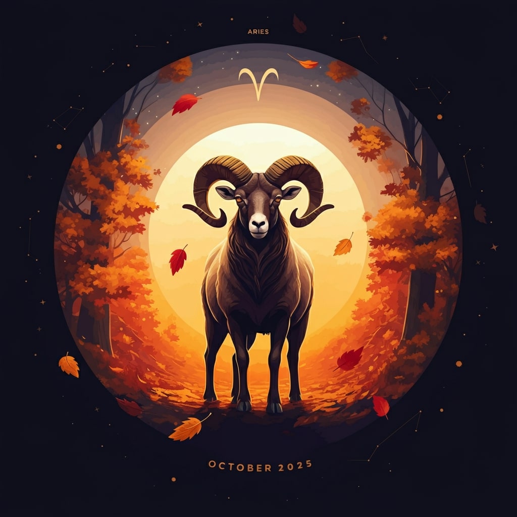 Horoscope for October 2025 for Aries – A Month of Energy and Transformation